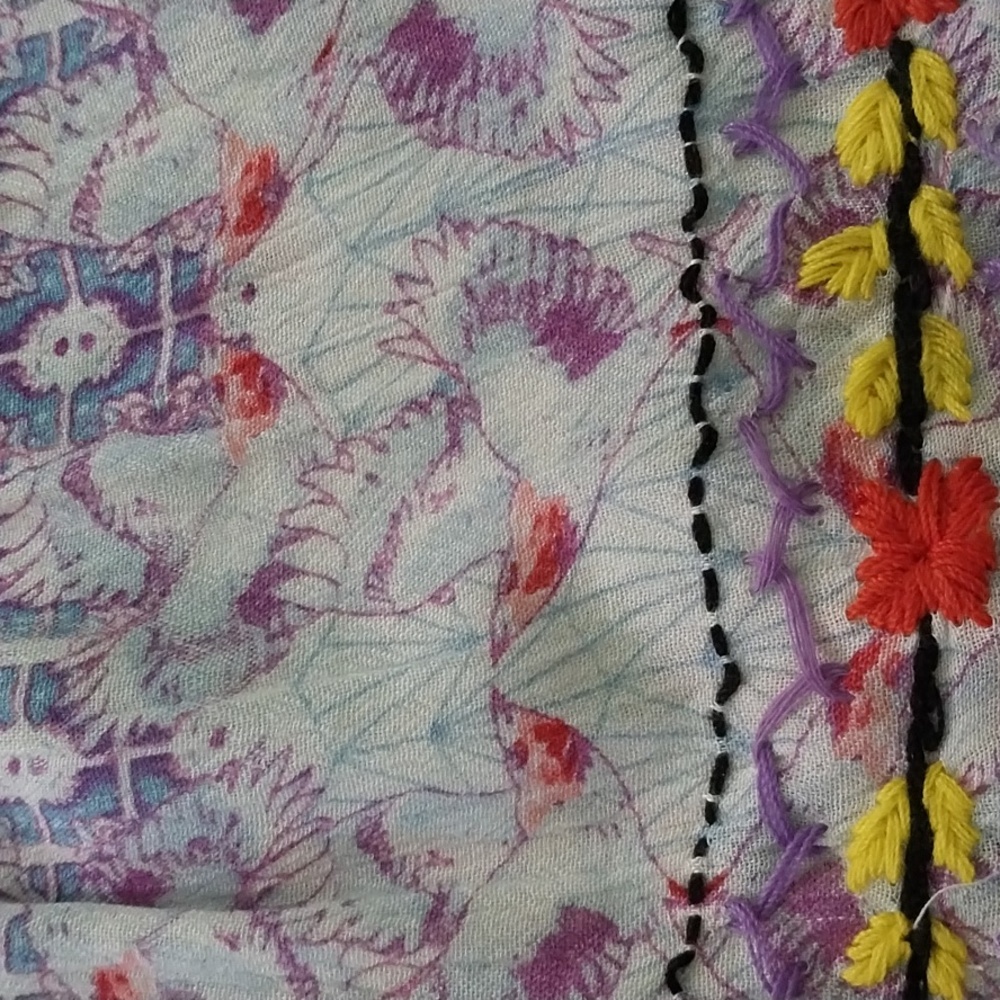 Raga Multicolor Boho Skirt - Picture 2 of 3
